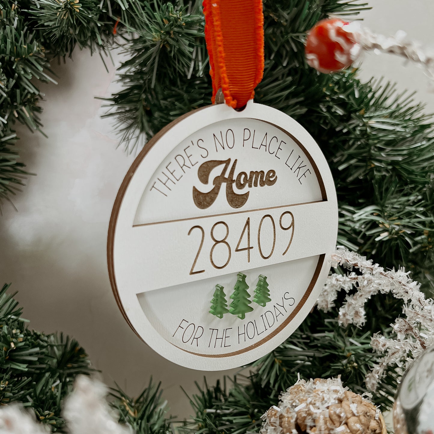 "No Place Like Home" Zip Code Ornament