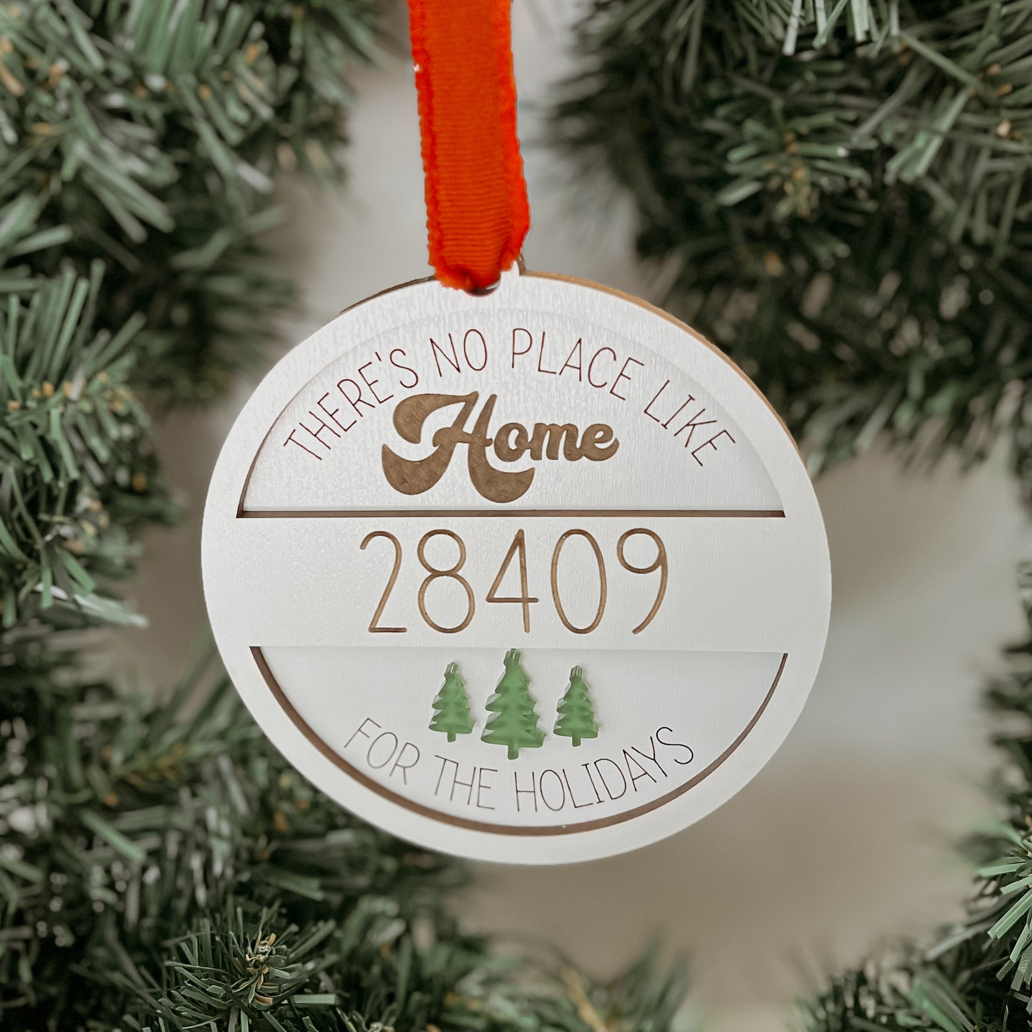 "No Place Like Home" Zip Code Ornament