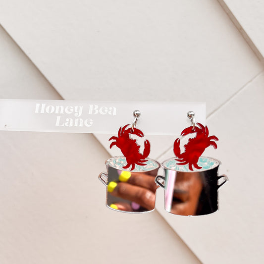 Crab Boil Earrings