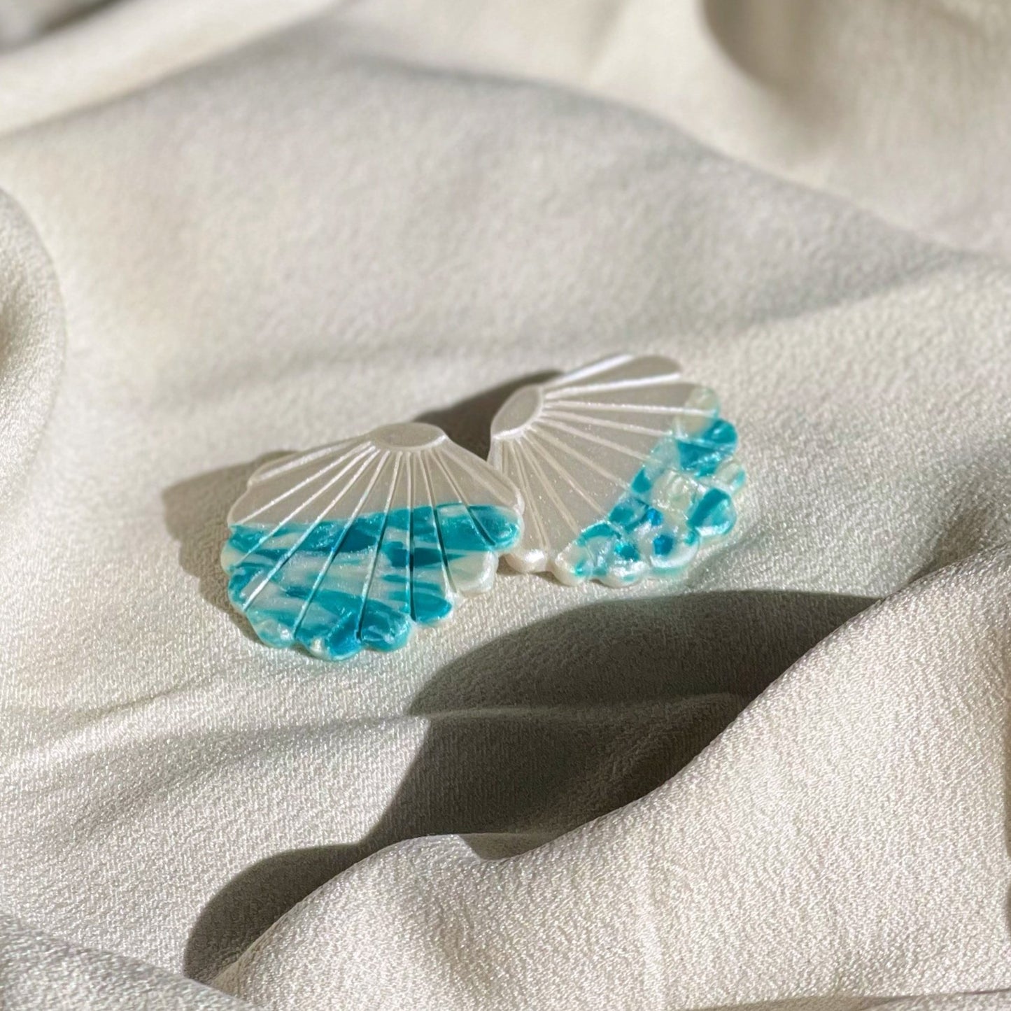 Liquid Velvet Seashell Studs No.9