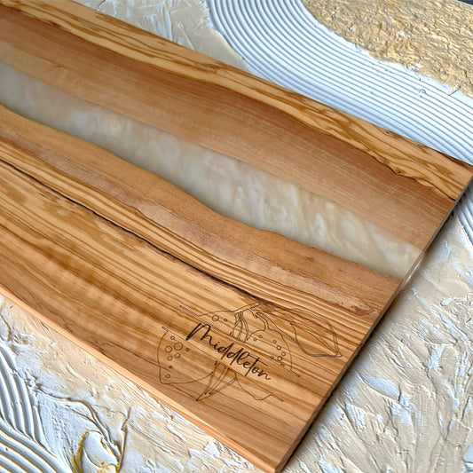 Resin River Olive Wood Serving Board