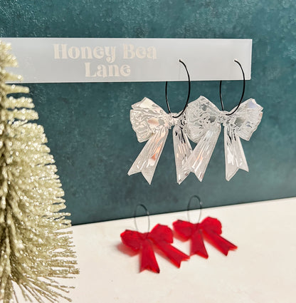 Foil Bow Earrings