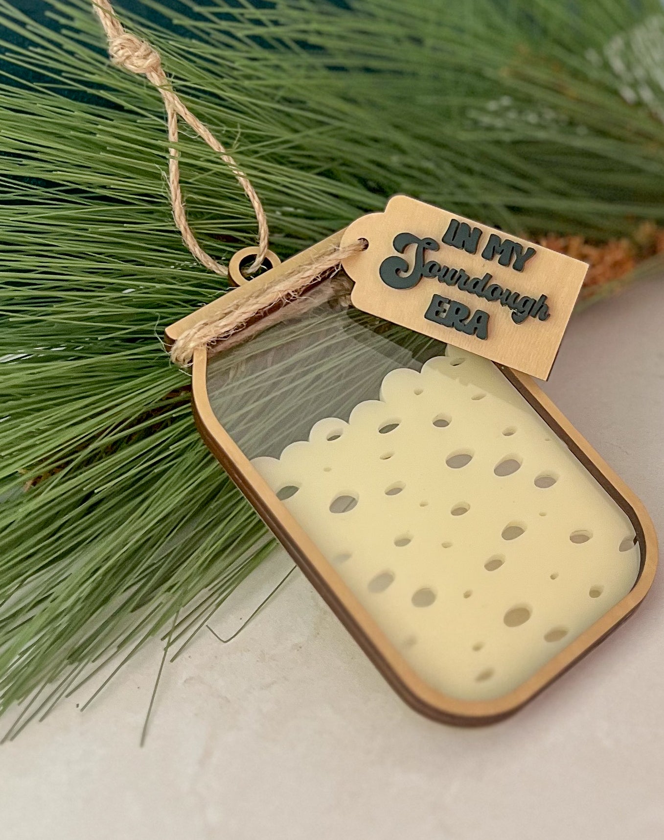 "In My Sourdough Era" Ornament